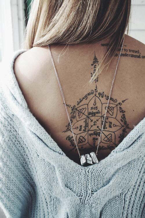 Back tattoos design, idea 47