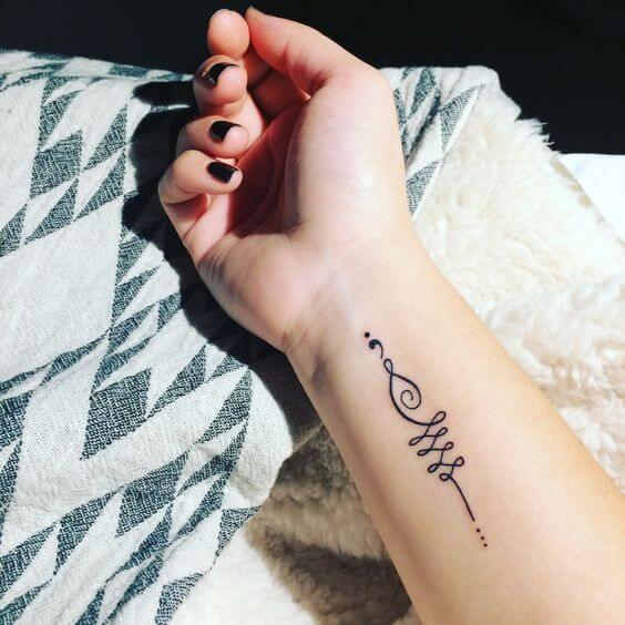 Semicolon tattoos design, idea 20