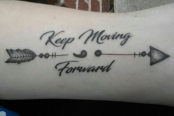 Semicolon tattoos design, idea 24
