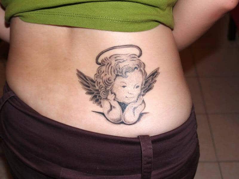 Angel tattoos design, idea 10