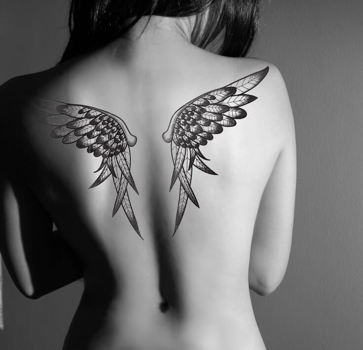 Angel tattoos design, idea 14