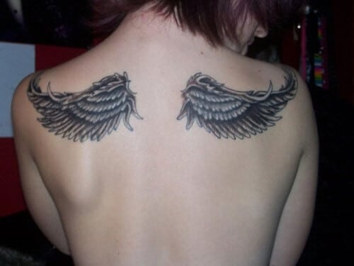 Angel tattoos design, idea 18
