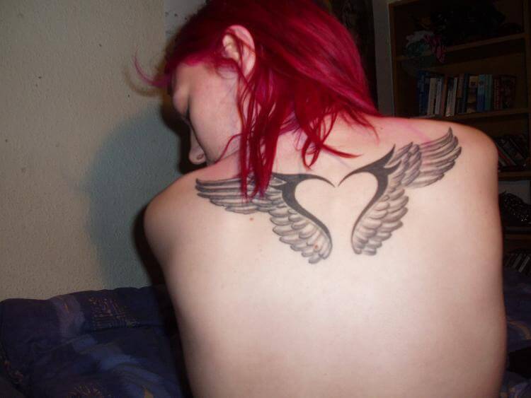 Angel tattoos design, idea 23