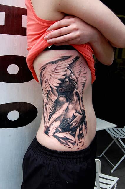Angel tattoos design, idea 27