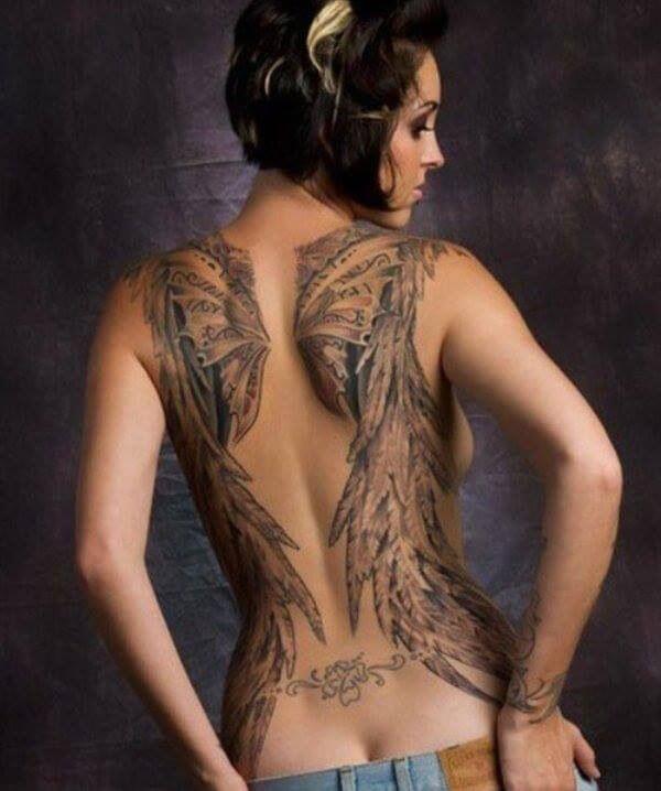 Angel tattoos design, idea 34