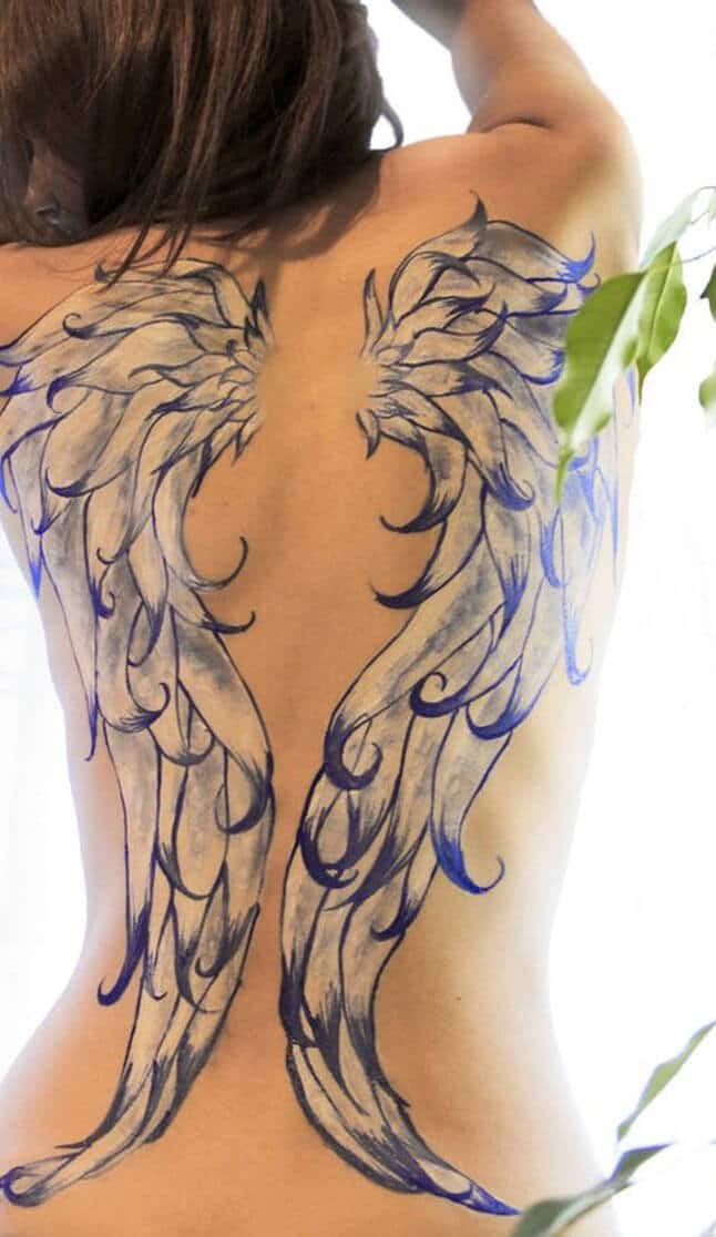 Angel tattoos design, idea 35