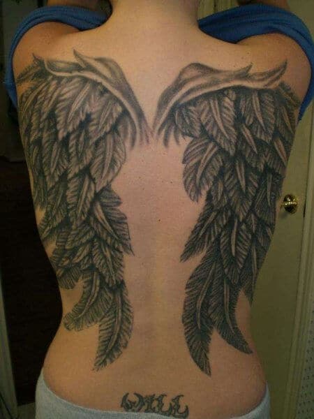 Angel tattoos design, idea 40