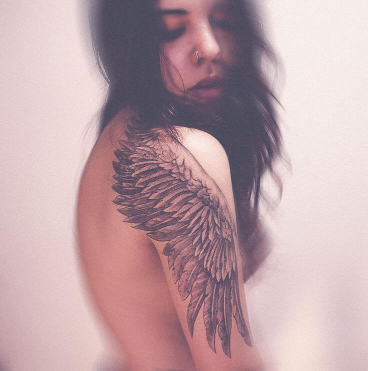 Angel tattoos design, idea 41