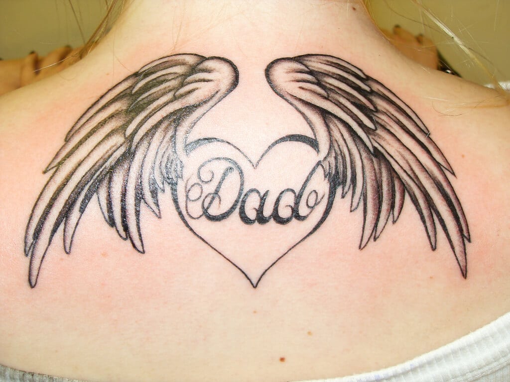 Angel tattoos design, idea 42