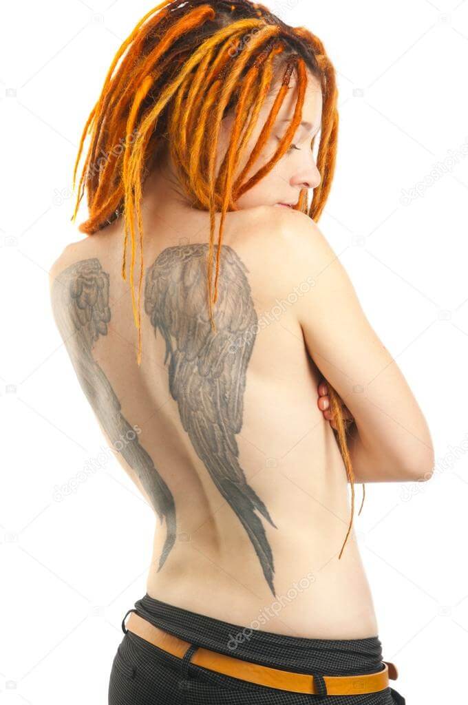 Angel tattoos design, idea 43