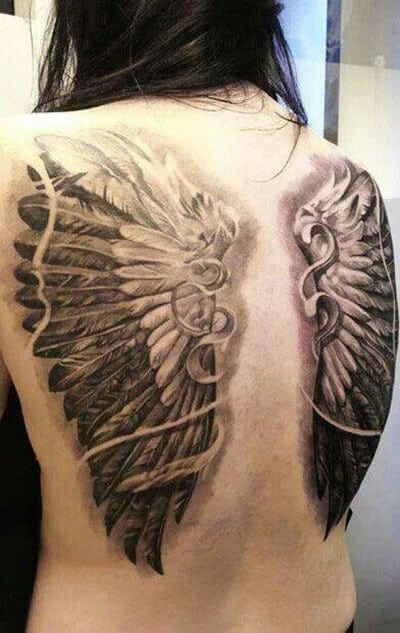 Angel tattoos design, idea 44