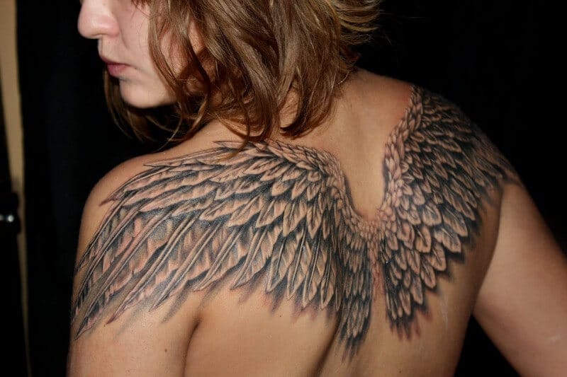 Angel tattoos design, idea 45