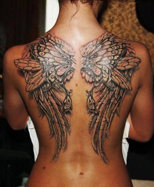 Angel tattoos design, idea 46