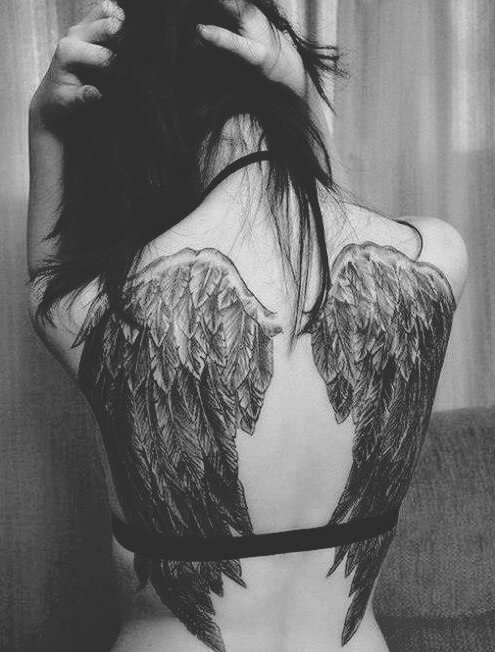 Angel tattoos design, idea 48