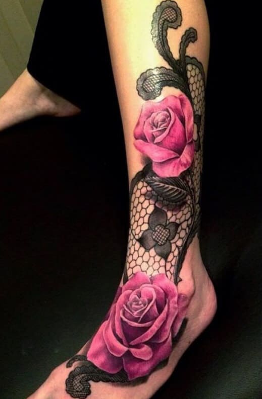 Rose tattoos design, idea 2
