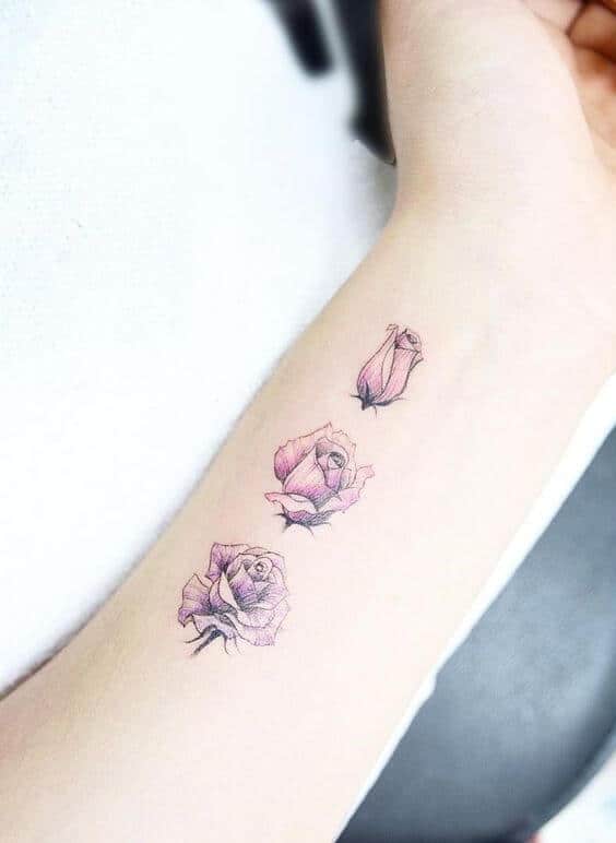 Rose tattoos design, idea 3