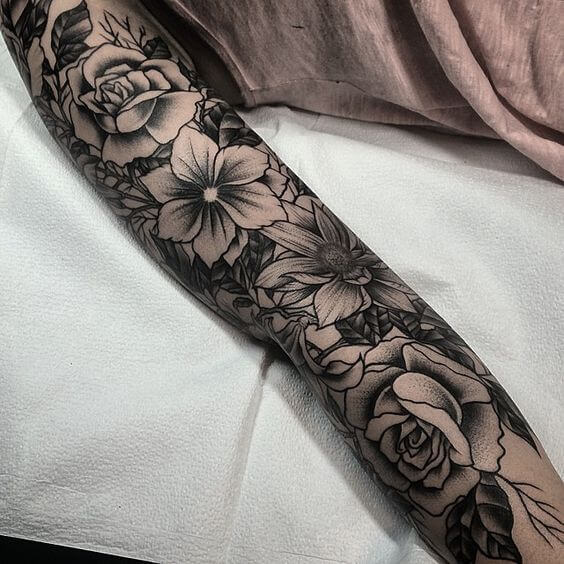 Rose tattoos design, idea 5