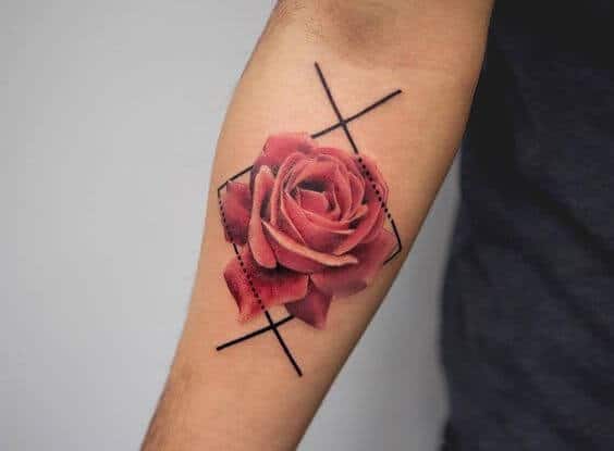 Rose tattoos design, idea 7