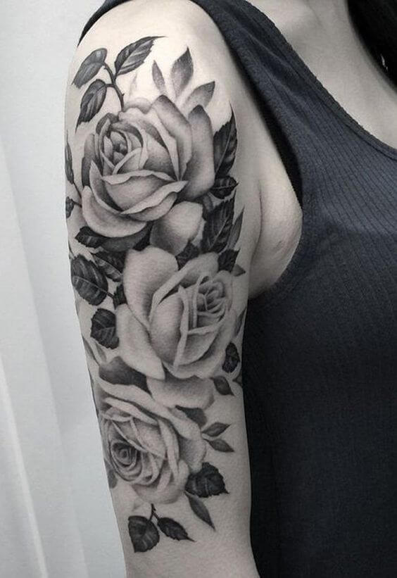 Rose tattoos design, idea 9