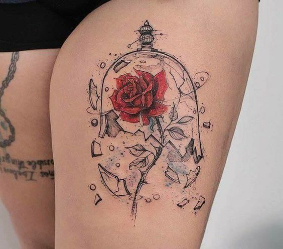 Rose tattoos design, idea 14