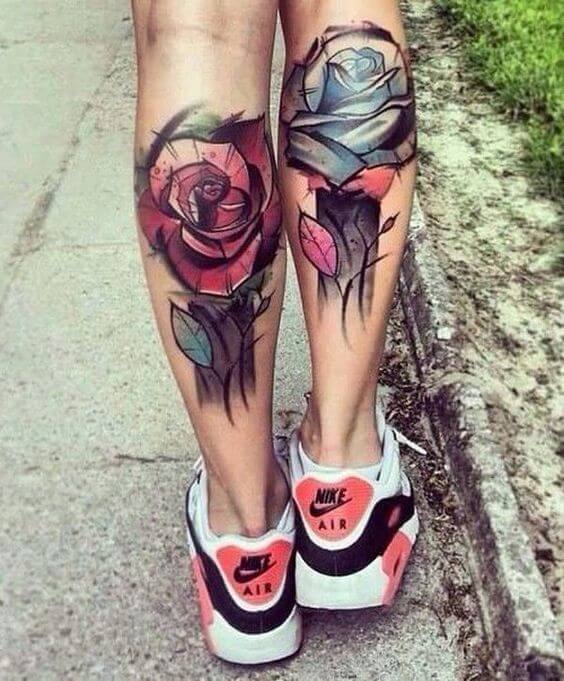 Rose tattoos design, idea 23