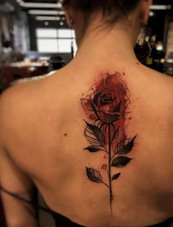 Rose tattoos design, idea 24