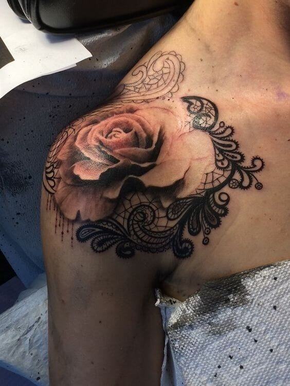 Rose tattoos design, idea 25