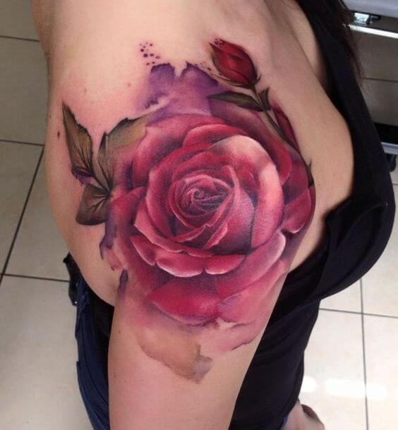 Rose tattoos design, idea 33