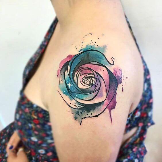 Rose tattoos design, idea 35