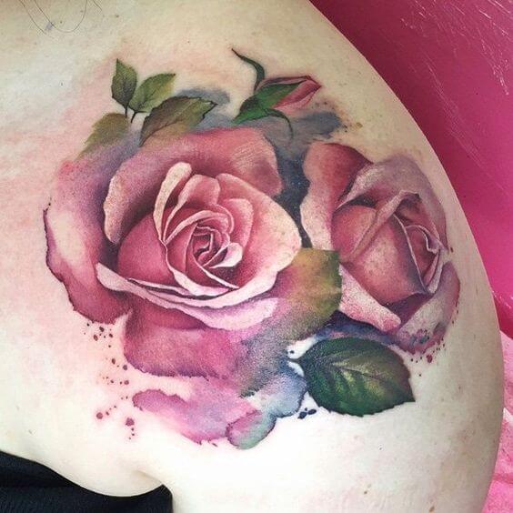 Rose tattoos design, idea 38
