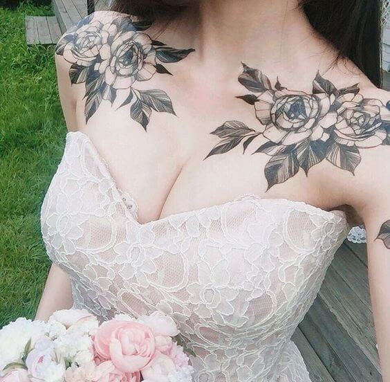 Rose tattoos design, idea 39