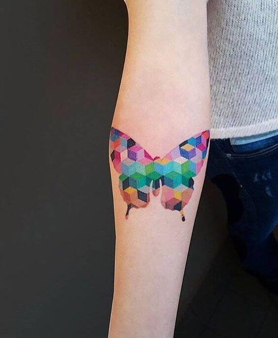 Butterfly tattoos design, idea 5