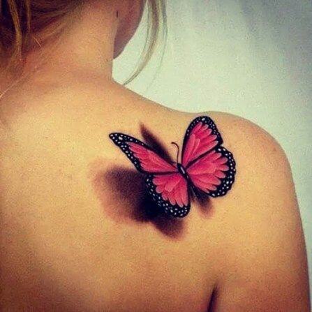 Butterfly tattoos design, idea 8