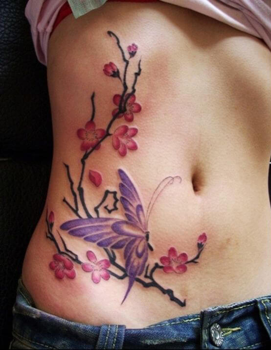 Butterfly tattoos design, idea 13