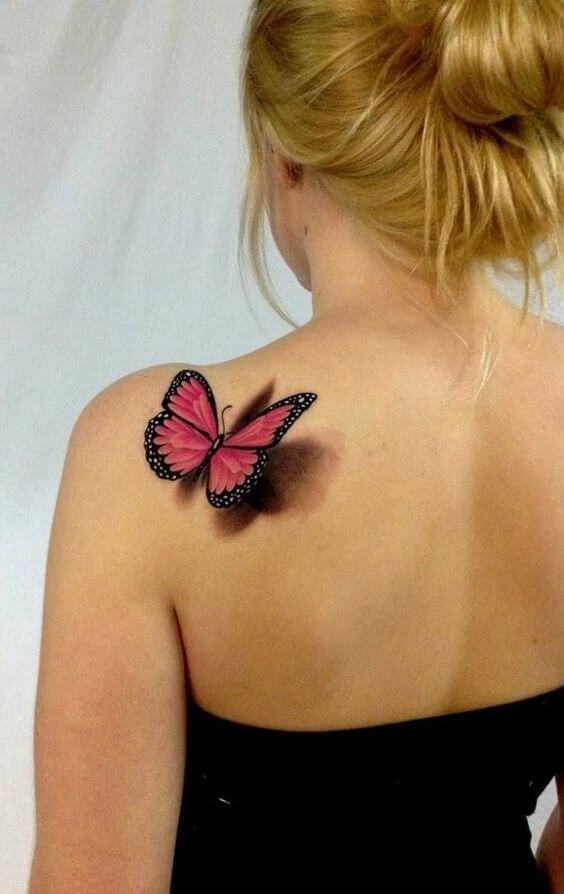 Butterfly tattoos design, idea 14