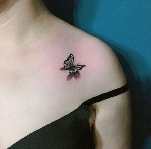 Butterfly tattoos design, idea 16