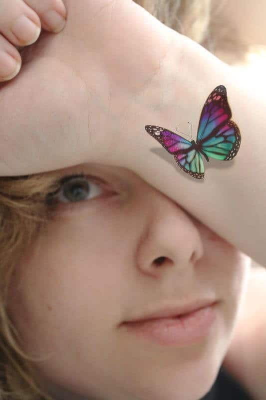 Butterfly tattoos design, idea 17