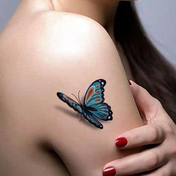 Butterfly tattoos design, idea 18