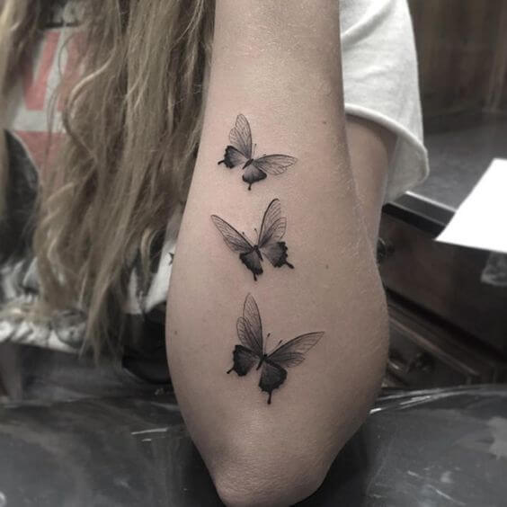 Butterfly tattoos design, idea 19