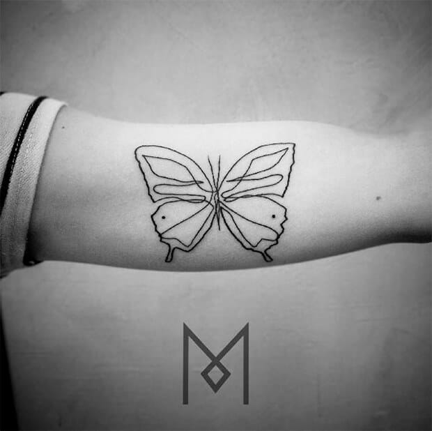 Butterfly tattoos design, idea 22