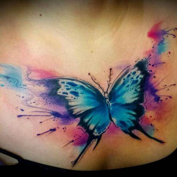 Butterfly tattoos design, idea 23