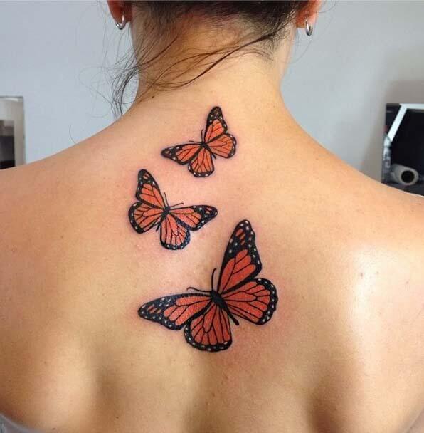 Butterfly tattoos design, idea 24