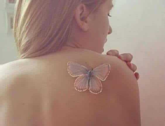 Butterfly tattoos design, idea 25