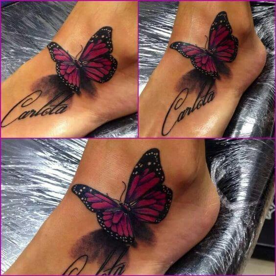 Butterfly tattoos design, idea 27