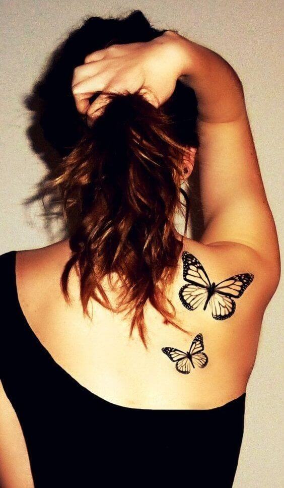 Butterfly tattoos design, idea 28