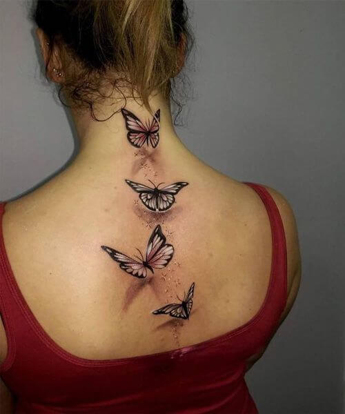 Butterfly tattoos design, idea 29