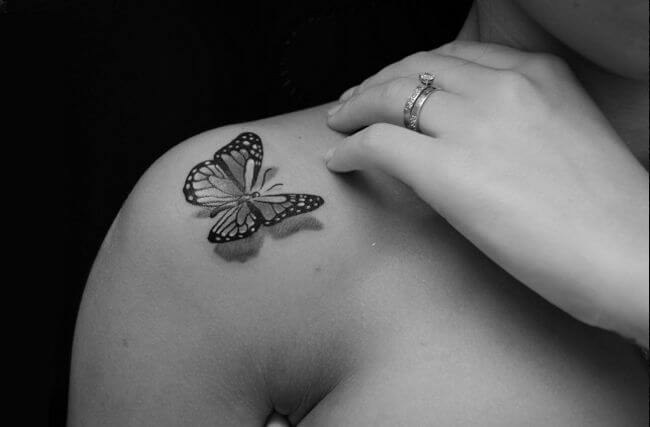 Butterfly tattoos design, idea 31