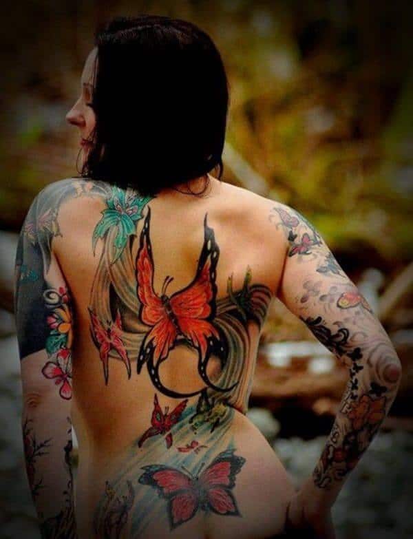Butterfly tattoos design, idea 33