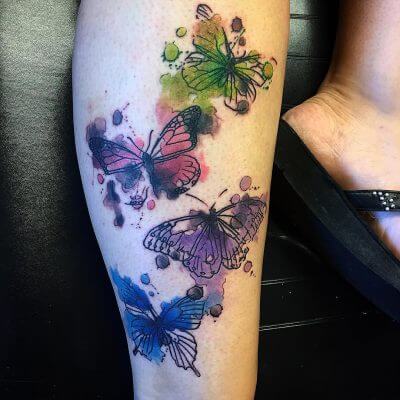 Butterfly tattoos design, idea 34