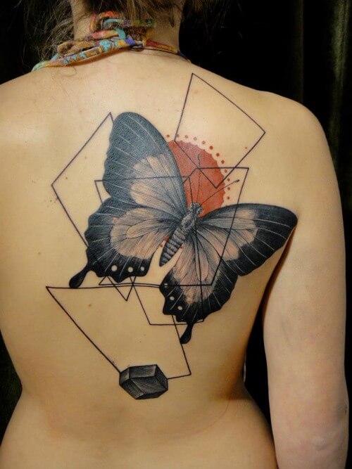 Butterfly tattoos design, idea 35